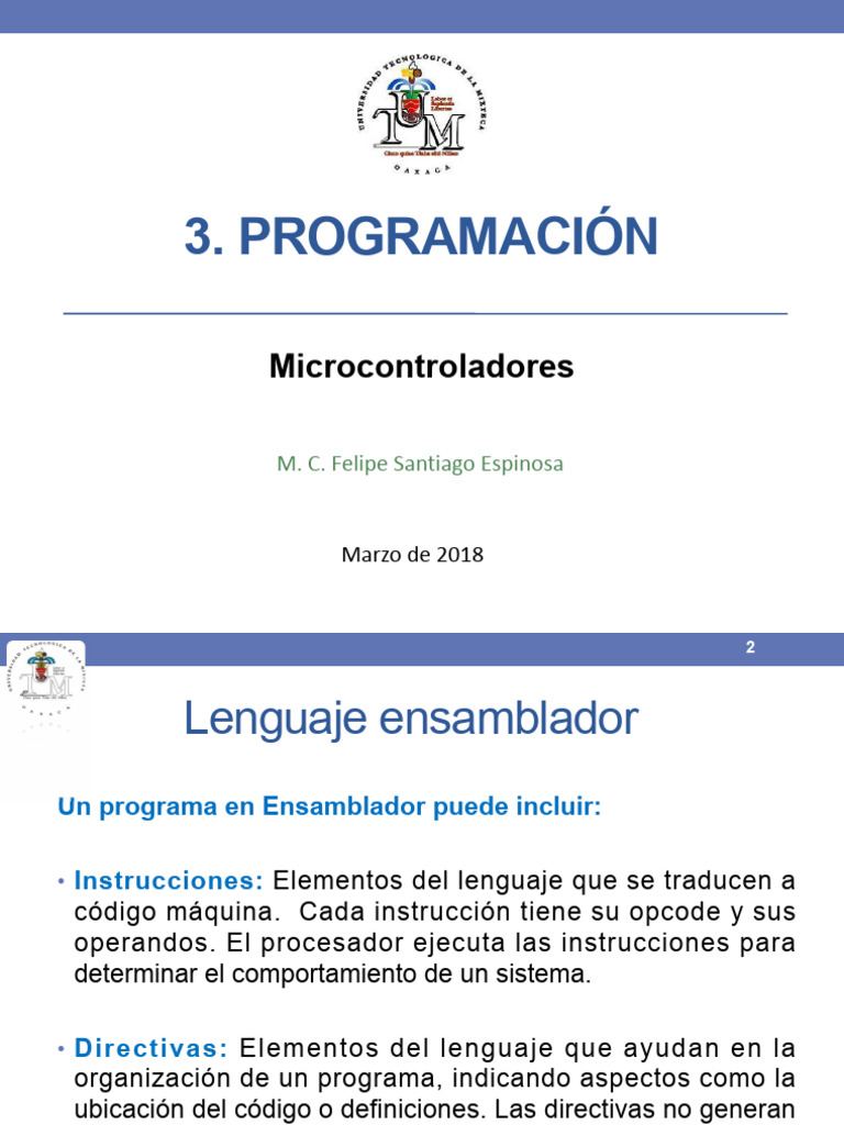 Instrucciones Atmega | PDF