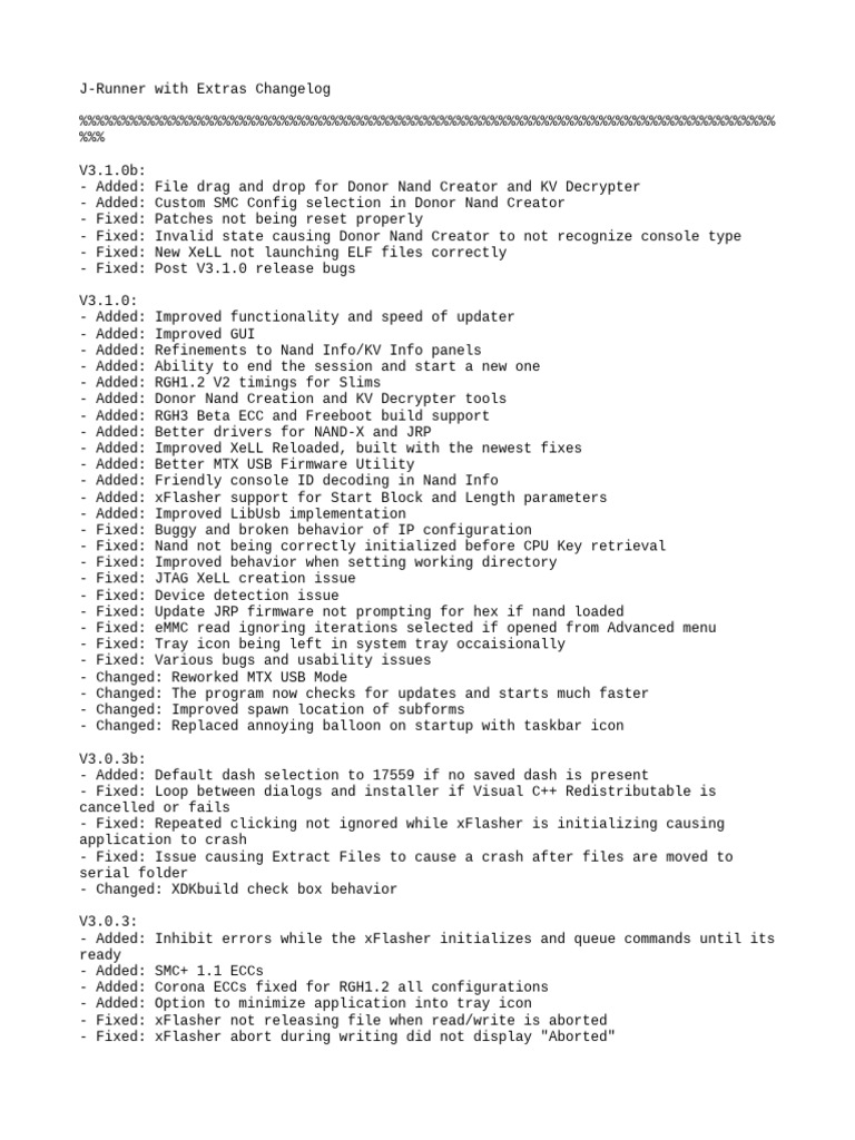 Changelog | PDF