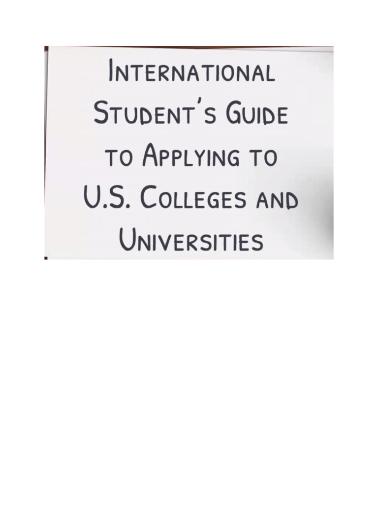 International Student S Guide Pdf