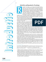 Infertility and Reproductive Psychology: Papeles Del Psicólogo, 2008. Vol. 29 (2), Pp. 154-157