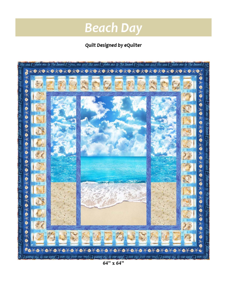 Beach Day Pattern | PDF