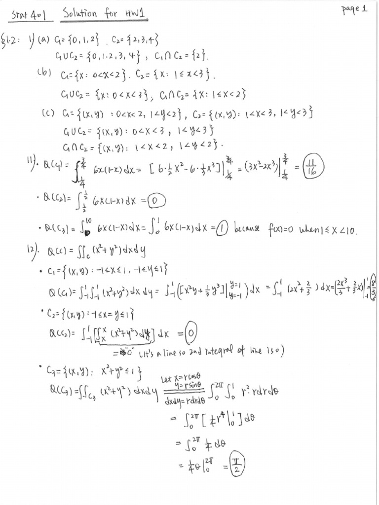 Solution hw1 | PDF