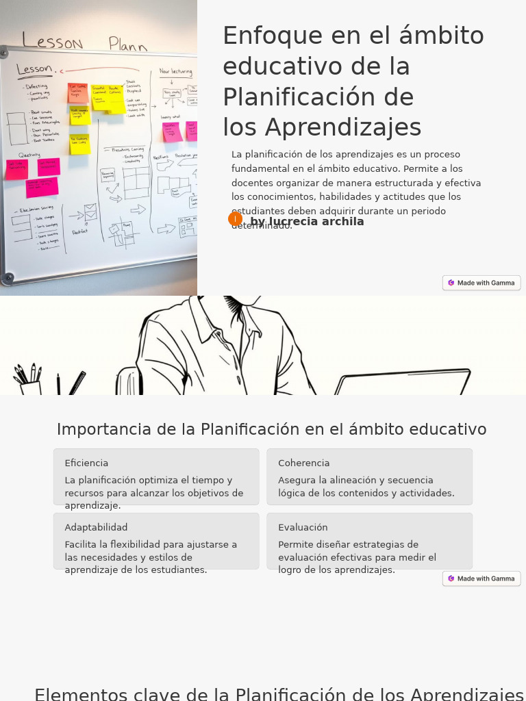Planificación Efectiva de Aprendizajes | PDF | Aprendizaje | Planificación