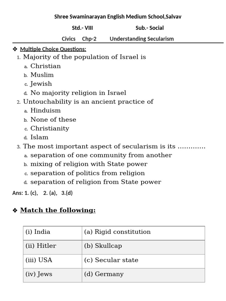 8 Civics Chp2notes | PDF