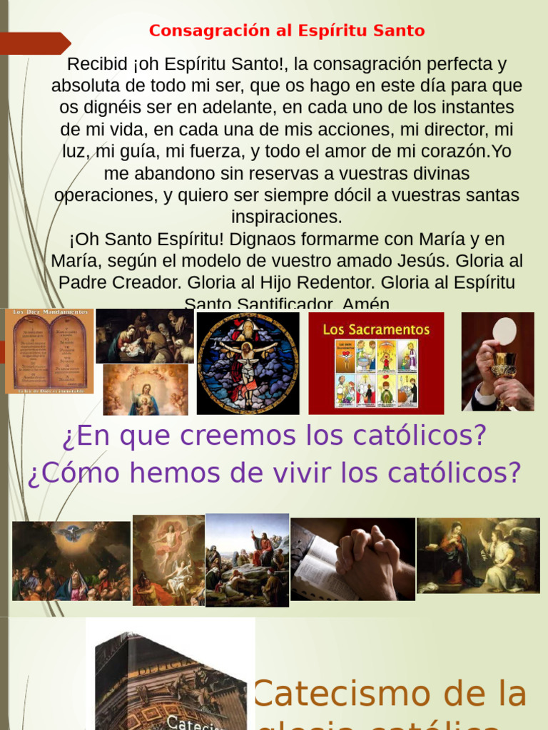 Catecismo de La Iglesia Católica II Parte | PDF
