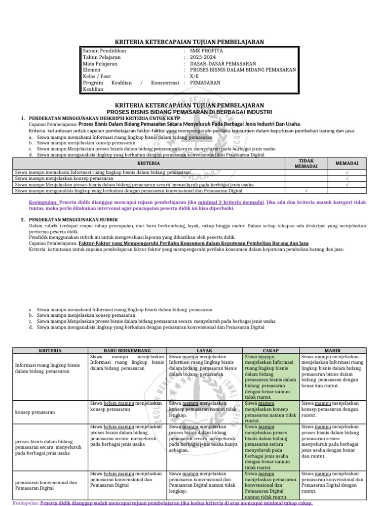 Adm 7. KKTP | PDF