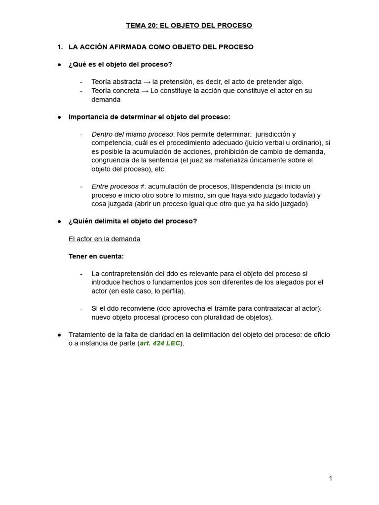 Tema 20 | PDF