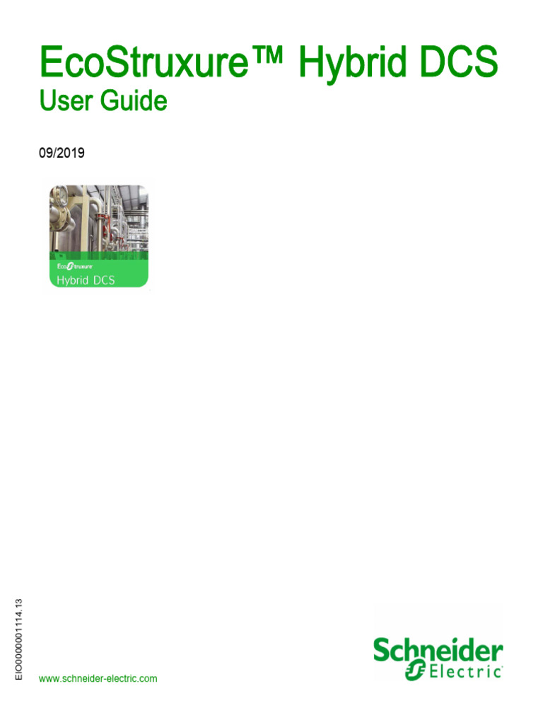 EcoStruxure™ Hybrid DCS - User Guide - 09 - 2019 | PDF