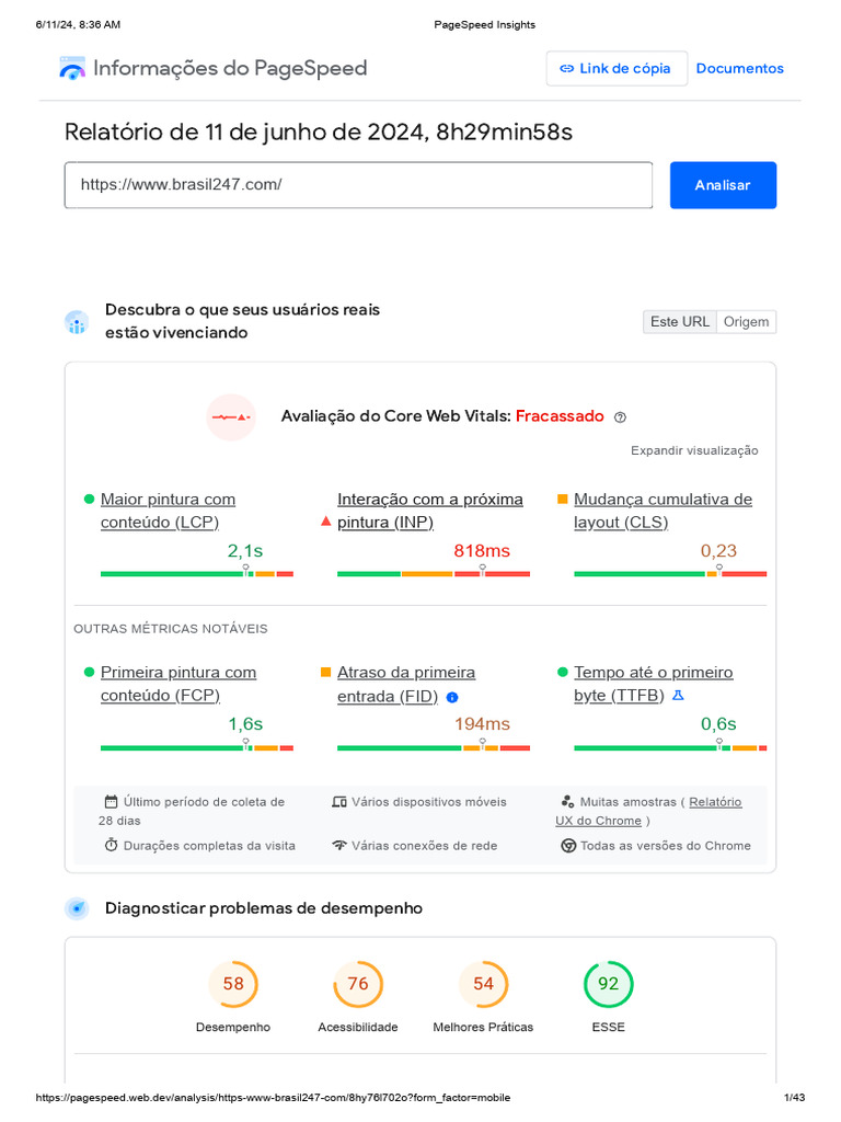 PageSpeed Insights 1 | PDF