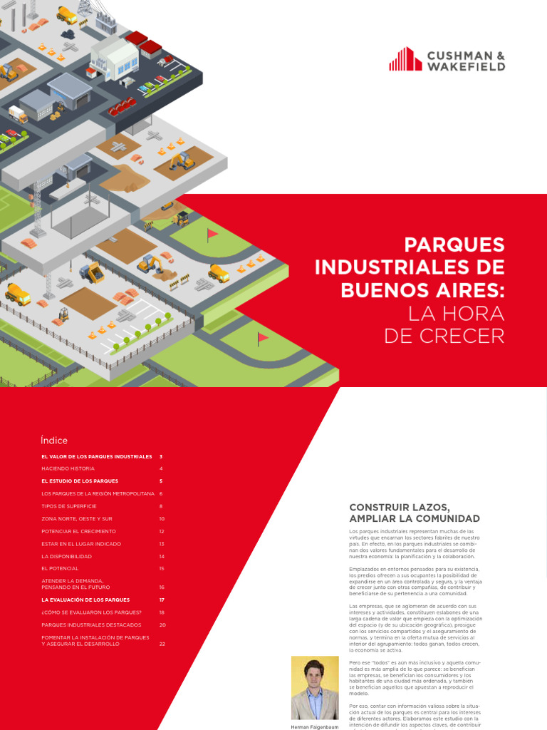 Informe Parques Industriales Cushman Wakefield - Web | PDF | Buenos ...