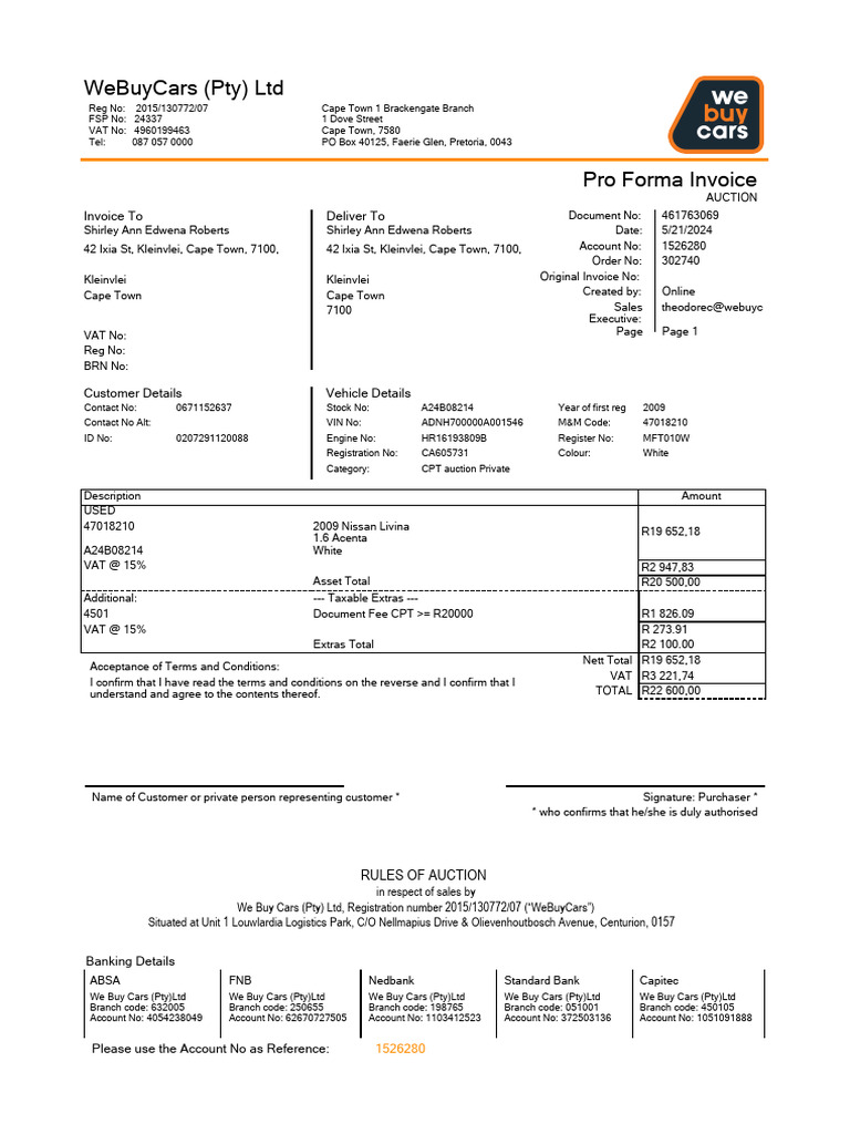 Pro Forma Invoice | PDF