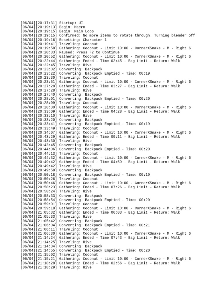 Debug Log | PDF