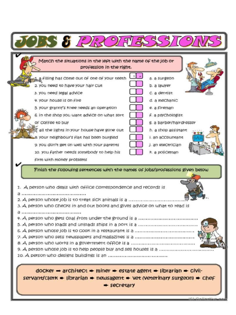 Professions and Occupations | PDF