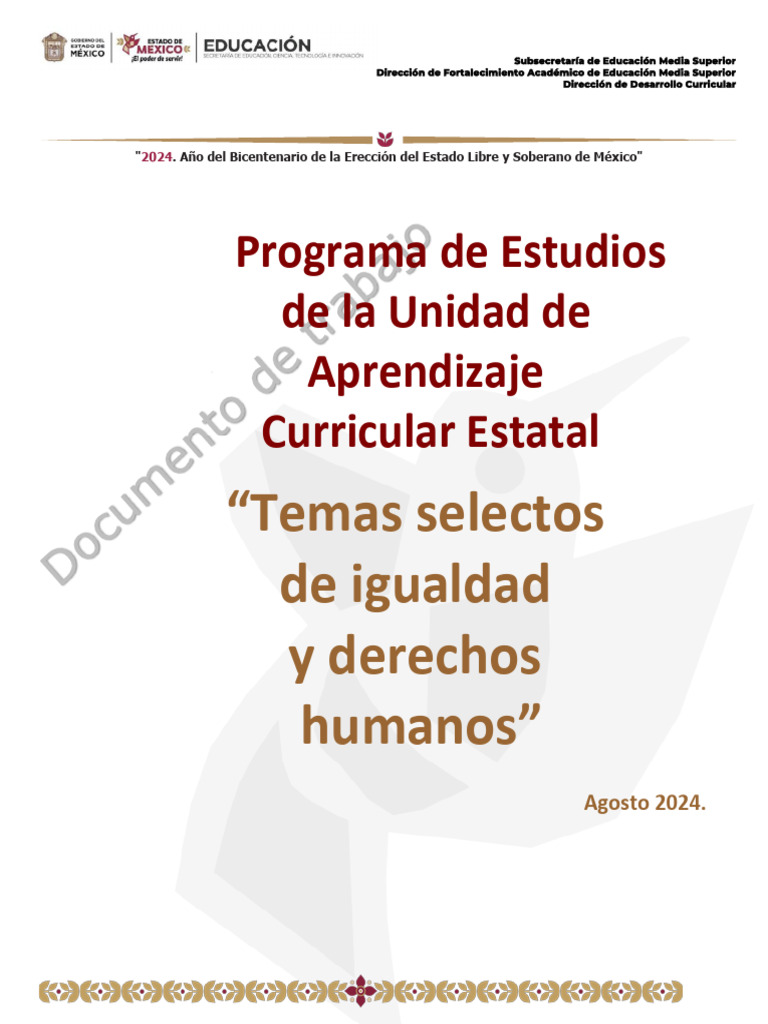 Temas Selectos de Igualdad y Derechos Humanos | PDF | Ciencias sociales ...