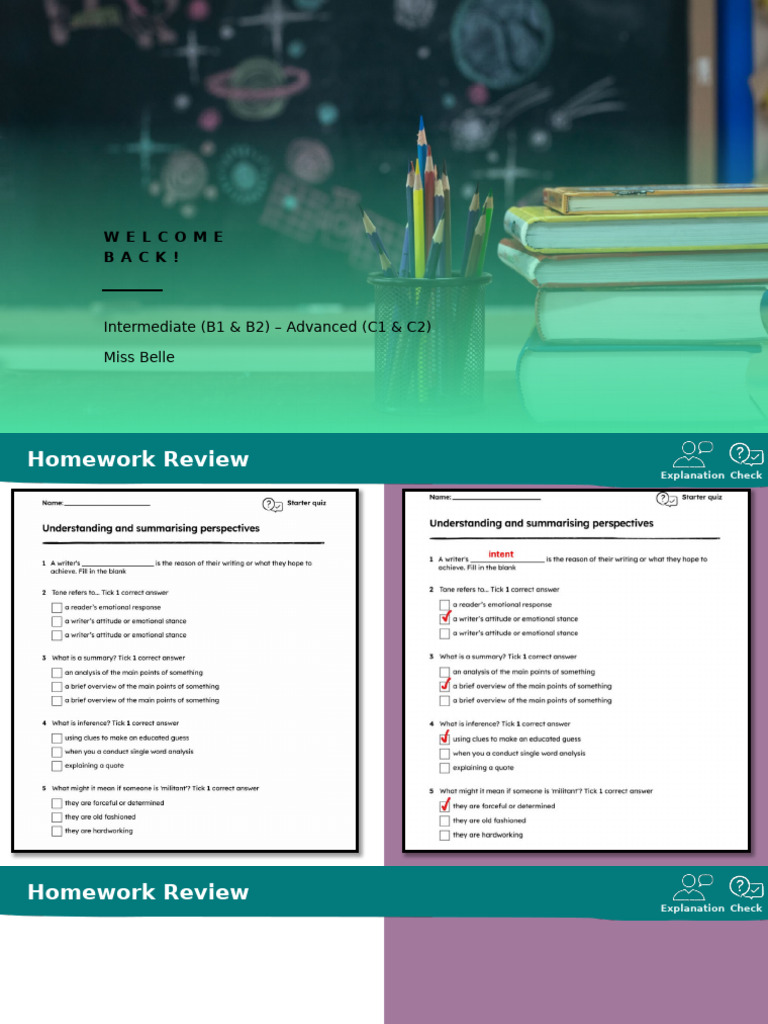 Miss Belle Lesson 3 (Revised) | PDF