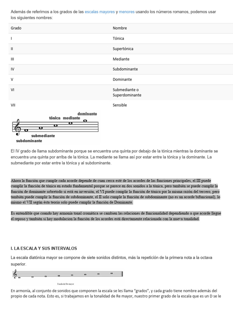 Escala Grados | PDF