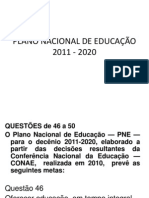 Plano Nacional de Educação 2011 - 2020