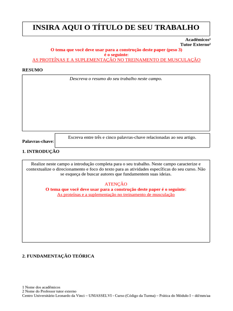Template - Modulo - 5 - BEF Flex1 | PDF