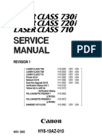 Canon Laser Class 710 730i 720i Service and Parts Manual