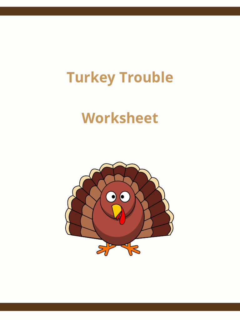 Turkey Trouble | PDF