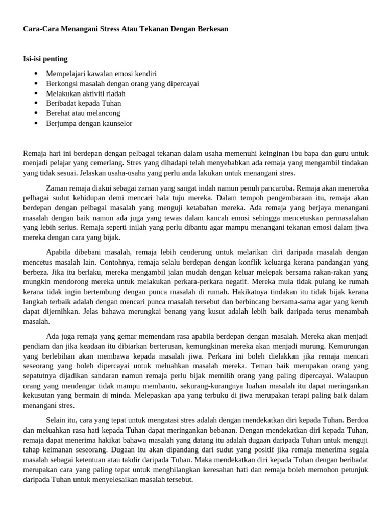 Cara Efektif Mengelola Tekanan Saat Menyusun Karya