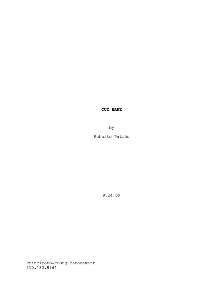 Cut Bank (2014) | PDF
