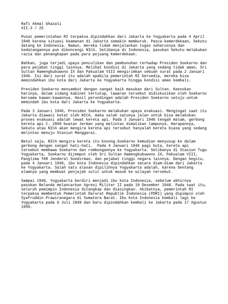 Rafi Akmal Ghazali Xii-3 25 | PDF