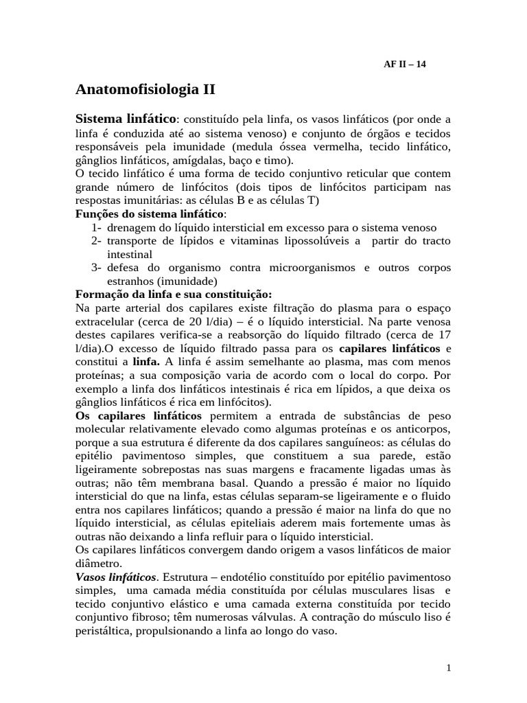 28 Af Ii 14 Doc Sistema Linfático Pdf
