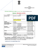 horarios dic