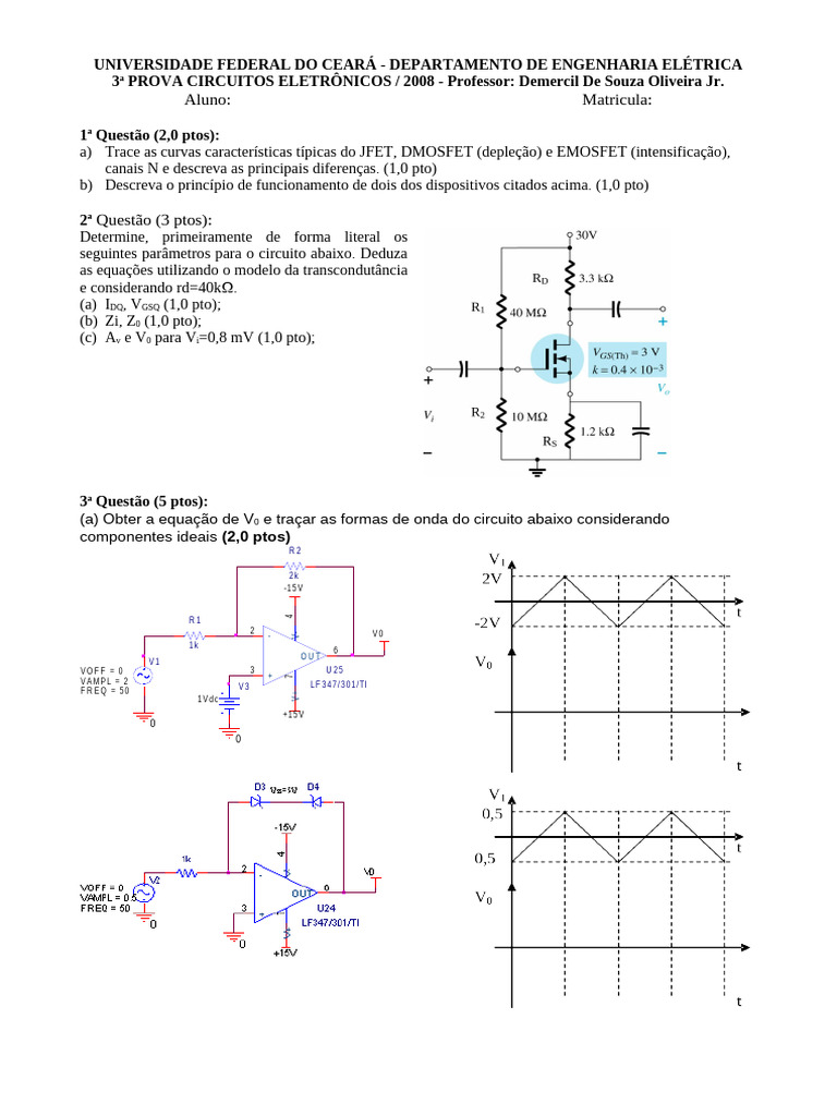 Prova 3 | PDF