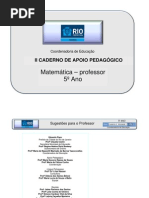 Atividade para Professor de Matemática Do 5º Ano