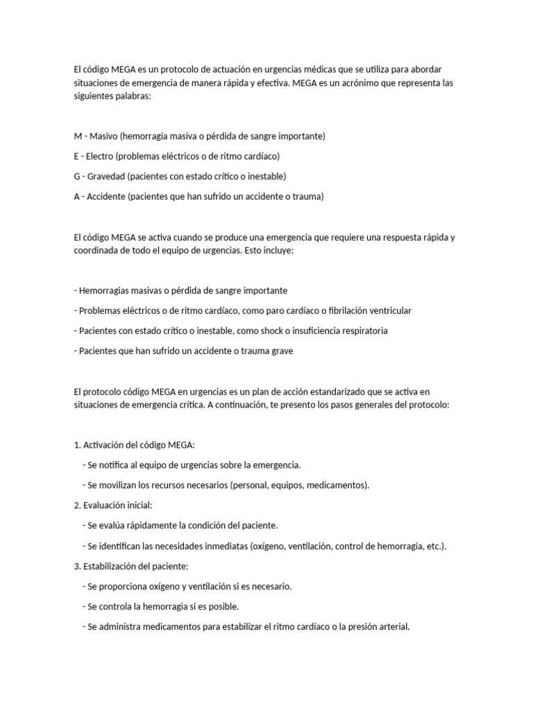 Codigo Mega | PDF