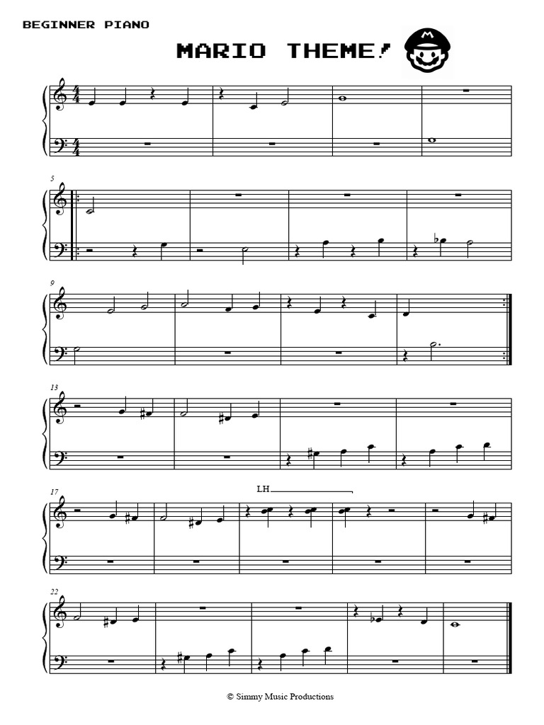 mario-theme-easy-pdf