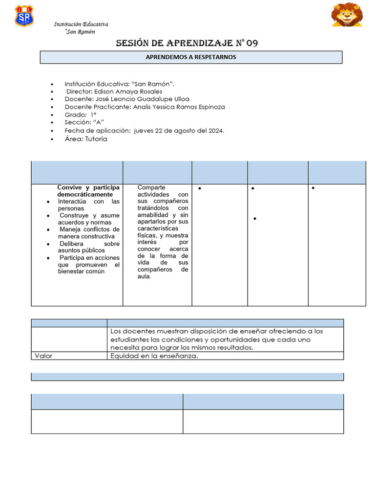 Tutoria | PDF | Evaluación | Crecimiento personal y profesional