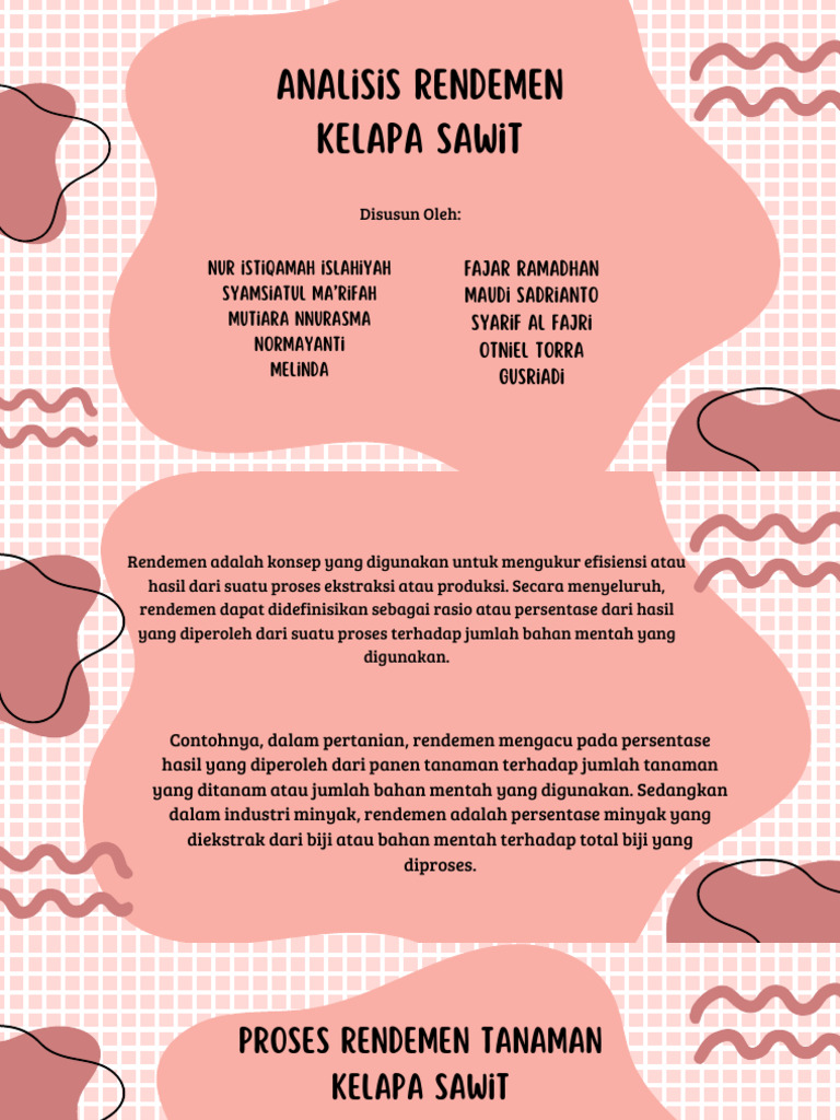 Analisis Rendemen Kelapa Sawit | PDF