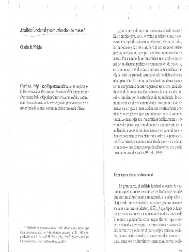 Análisis Funcional Charles R. Wright | PDF