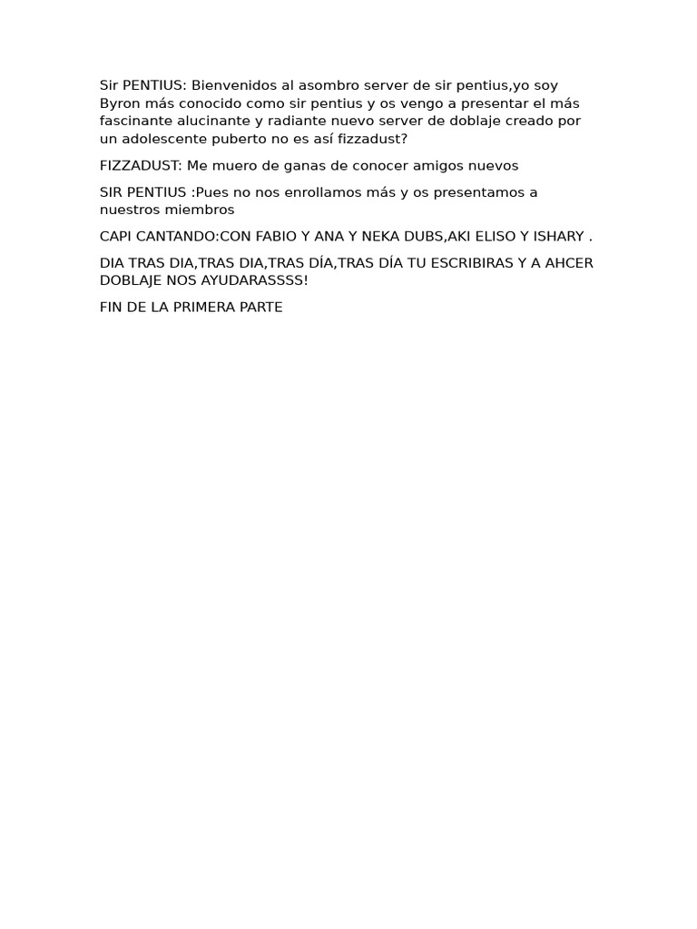 Primera Parte Del Trailer | PDF