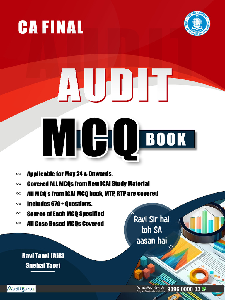 CA Final Audit MCQ Book CA Ravi Taori (Latest) | PDF