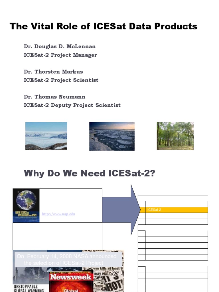 Importance of ICESat-2 Data Products | PDF | Lidar | Sea Ice