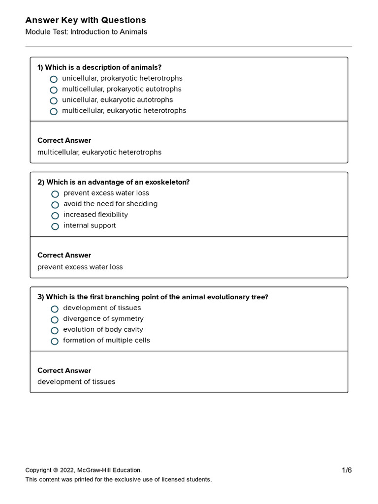 Print Questions Answers | PDF | Biology | Language Arts &amp; Discipline