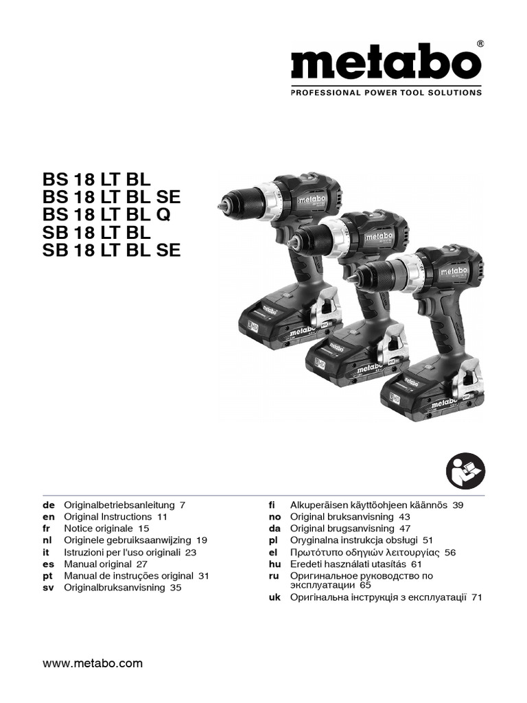 Metabo 1 | PDF