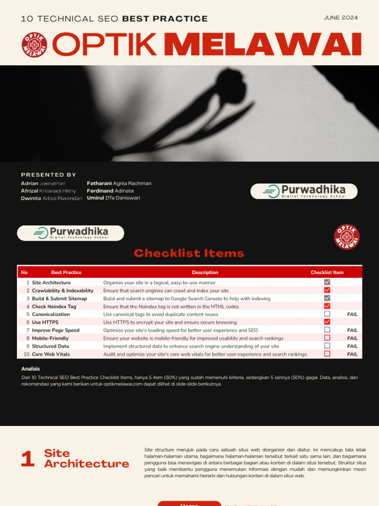Contoh seo best practice pdf