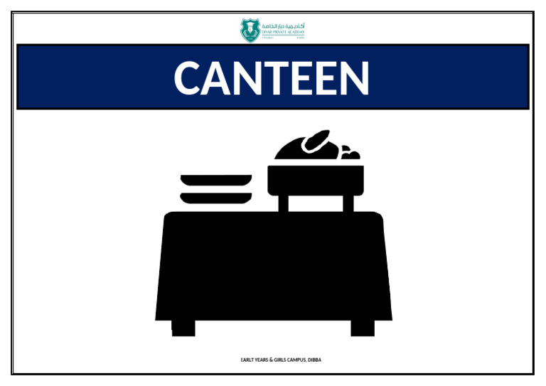 Canteen Sign | PDF