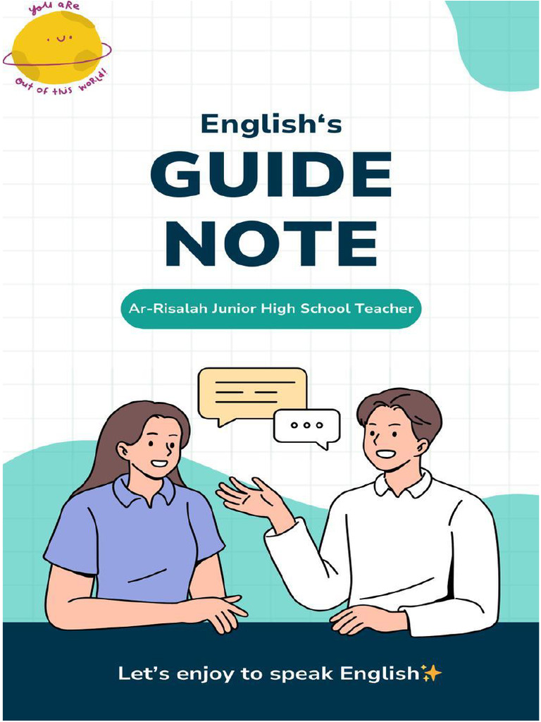 Junior High School Teacher English Note | PDF