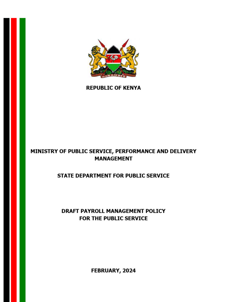 Draft Payroll Policy 26-02-2024 Final Version | PDF