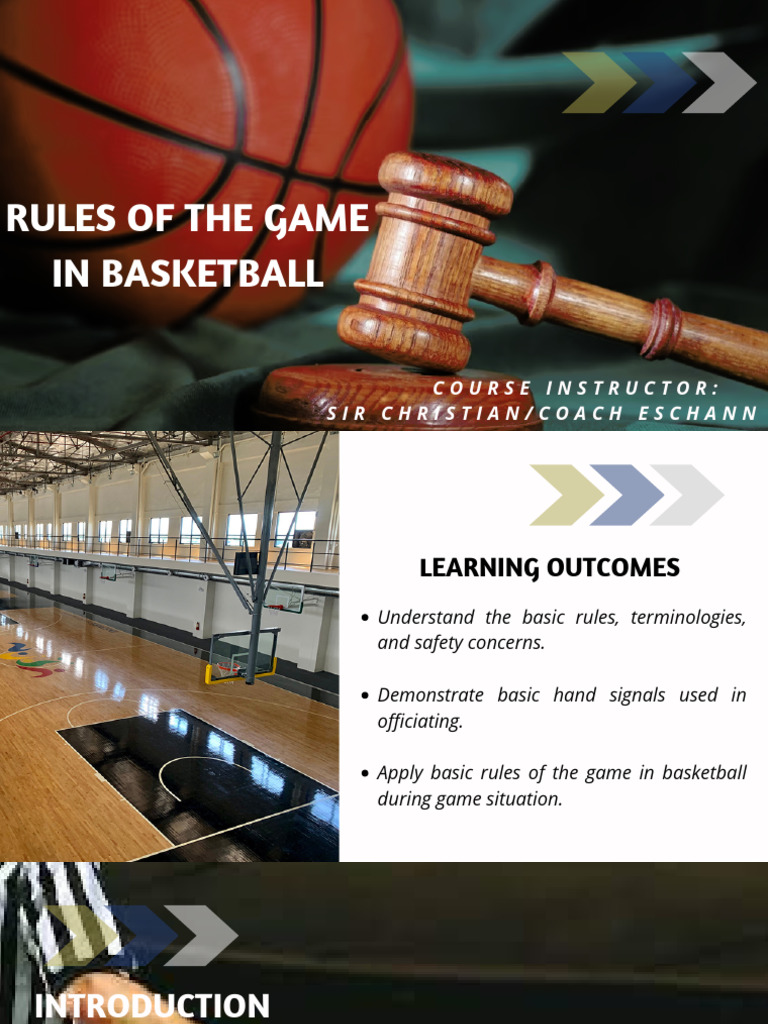 Rules of The Game in Basketball | PDF