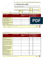 Lone Working Assessment