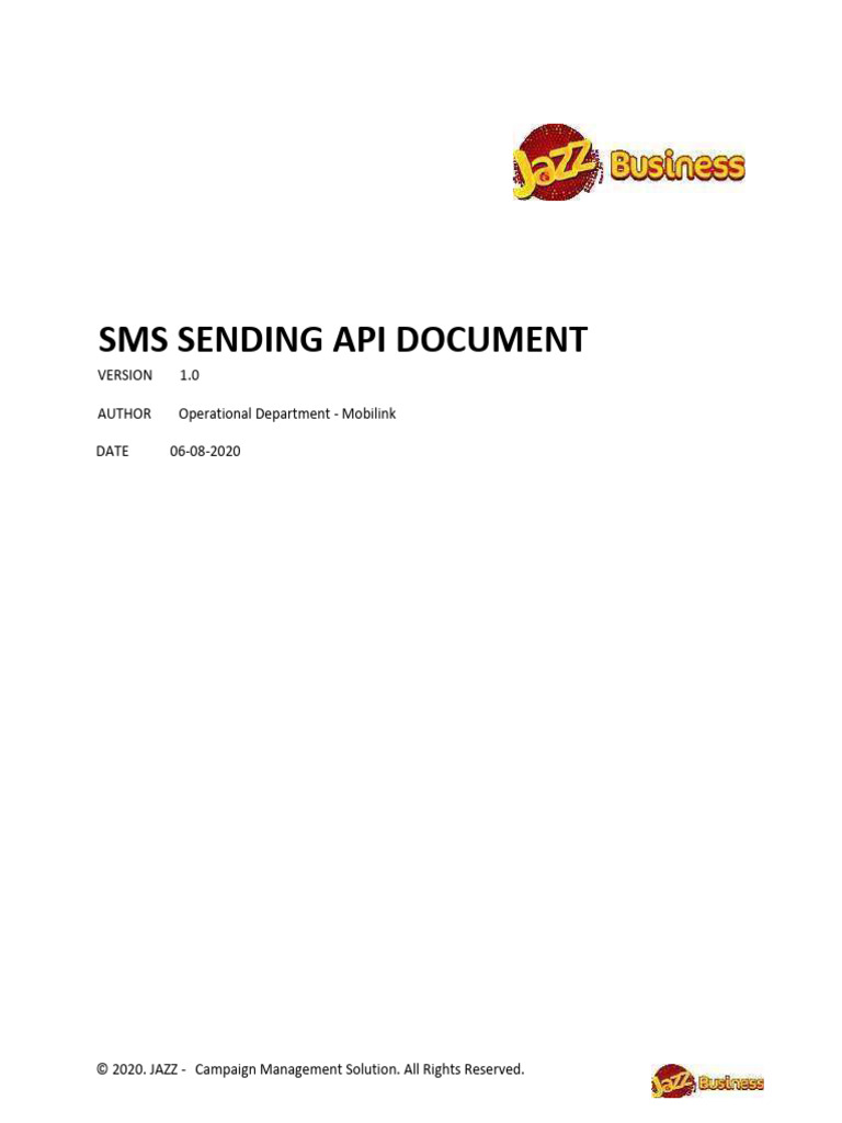 CMS API - Document-New-Jazz-2020 | PDF