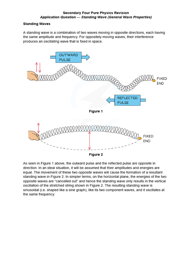 Physics Standing Wave DBQ Practice 1 (With Ans Key) | PDF