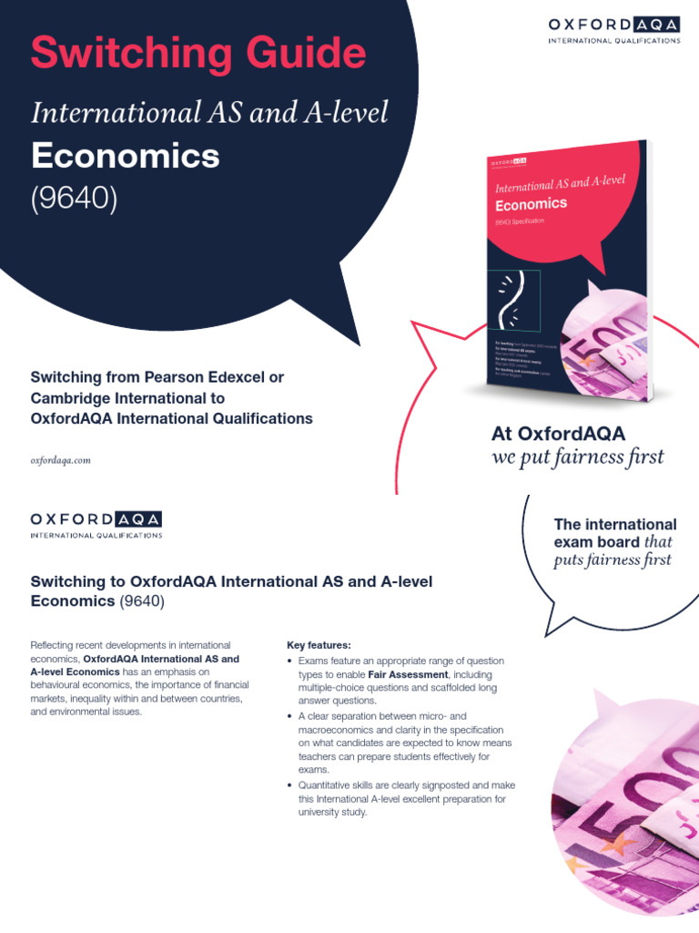 OxfordAQA-Switching-Guides Alevel Economics 9640 Hires | PDF